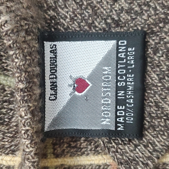 Nordstrom Clan Douglas cashmere sweater men size L - Picture 5 of 6